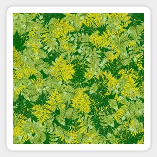 Green foliage Sticker